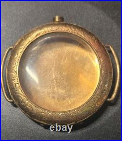 Antique B&B Royal 3/0 Gold Filled Watch Case 20 Year Engraved Wire Lug 32mm