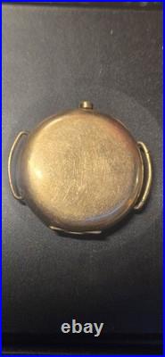 Antique B&B Royal 3/0 Gold Filled Watch Case 20 Year Engraved Wire Lug 32mm