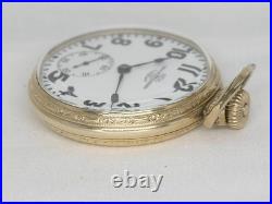 Antique Ball Hamilton 21 Jewel Gr999, Stirrup Bow Case, Railroad Watch, Running