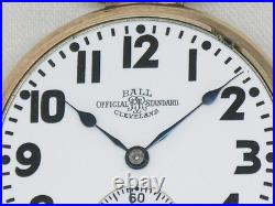 Antique Ball Hamilton 21 Jewel Gr999, Stirrup Bow Case, Railroad Watch, Running