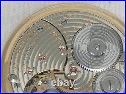 Antique Ball Hamilton 21 Jewel Gr999, Stirrup Bow Case, Railroad Watch, Running