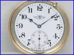 Antique Ball Hamilton 21 Jewel Gr999, Stirrup Bow Case, Railroad Watch, Serviced