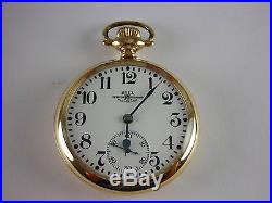 Antique Ball Hamilton 999P, 16s 21 jewel Rail Road pocket watch. 1925. Ball case