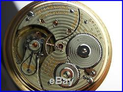 Antique Ball Hamilton 999P, 16s 21 jewel Rail Road pocket watch. 1925. Ball case