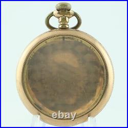 Antique Banner Coin Edge Open Face Pocket Watch Case for 16 Size Gold Filled