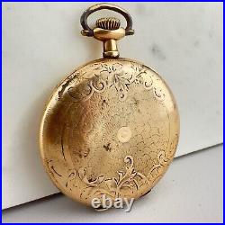 Antique Brooklyn Windsor Hunter Pocket Watch Case for 12Size 20 Year Gold Filled