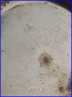 Antique C1890's Swiss Key Wind Pocket Watch Roman Dial Silver Case. Works. Read