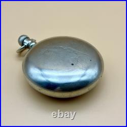 Antique Ca. 1900s Waltham 15 Jewel Deer Engraved Silverode Case Pocket Watch