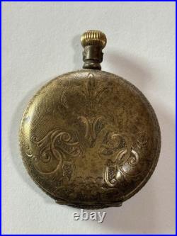 Antique Columbia USA Full Hunter Pocket Watch Late 1800s Gold Filled Case As Is