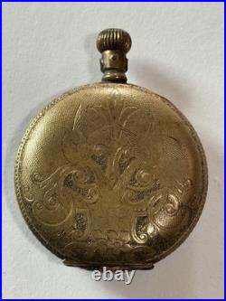 Antique Columbia USA Full Hunter Pocket Watch Late 1800s Gold Filled Case As Is