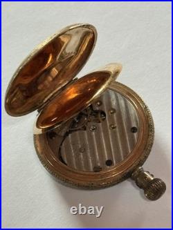 Antique Columbia USA Full Hunter Pocket Watch Late 1800s Gold Filled Case As Is