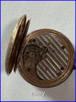 Antique Columbia USA Full Hunter Pocket Watch Late 1800s Gold Filled Case As Is
