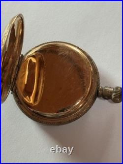 Antique Columbia USA Full Hunter Pocket Watch Late 1800s Gold Filled Case As Is