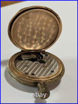 Antique Columbia USA Full Hunter Pocket Watch Late 1800s Gold Filled Case As Is