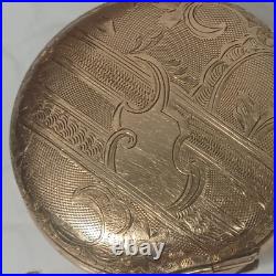 Antique Columbus 15J Pocket Watch SHARP Philadelphia 20YR Case AS-IS