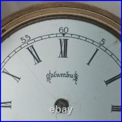 Antique Columbus 15J Pocket Watch SHARP Philadelphia 20YR Case AS-IS