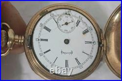 Antique Columbus 15J Pocket Watch SHARP Philadelphia 20YR Case AS-IS