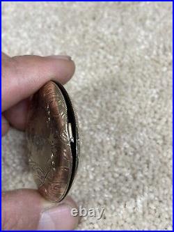 Antique Continental Watch Co. Pocket Watch With Gold Filled Case. For Parts/Repair
