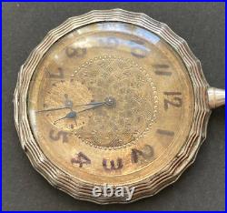 Antique DEA Lille 1902 Ancre De Precision Pocket Watch Ticks Silver Case 15j