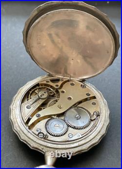 Antique DEA Lille 1902 Ancre De Precision Pocket Watch Ticks Silver Case 15j