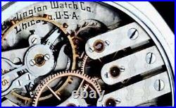 Antique Display Case 19 Jewels 3 Finger Bridge Wrist Watch Burlington Special