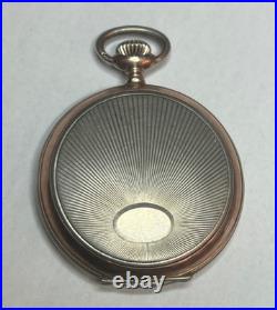 Antique Double Hunter Hallmark. 800 Silver L. W. C. Swiss Pocket Watch only Case