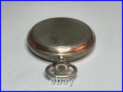 Antique Double Hunter Hallmark. 800 Silver L. W. C. Swiss Pocket Watch only Case