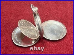 Antique Double Hunter Hallmark. 800 Silver L. W. C. Swiss Pocket Watch only Case