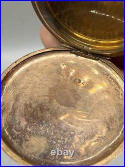 Antique Dueber 50mm Gold Filled Pocket Watch Case Hunter Large Engraved Complete