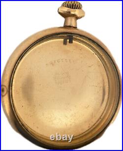 Antique Dueber Open Face Pocket Watch Case for 16 Size 20 Year Gold Filled