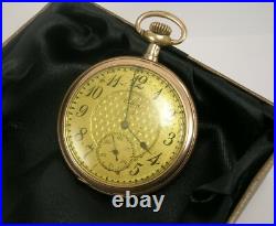 Antique ELGIN 1910 KEYSTONE Gold Filled case Pocket Watch