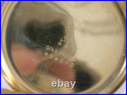 Antique ELGIN 1910 KEYSTONE Gold Filled case Pocket Watch