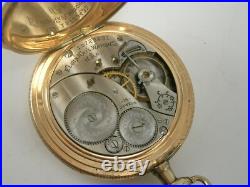 Antique ELGIN 1910 KEYSTONE Gold Filled case Pocket Watch