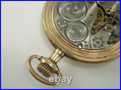 Antique ELGIN 1910 KEYSTONE Gold Filled case Pocket Watch