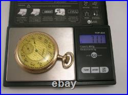 Antique ELGIN 1910 KEYSTONE Gold Filled case Pocket Watch