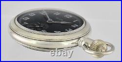 Antique ELGIN Display Back Pocket Watch Size 16 1904 Silverode Case