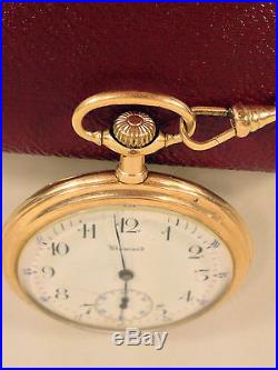 Antique E Howard 17 Jewels Pocket Watch Running Condition 25 Yr Gold Filled Case