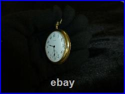 Antique E. Howard Boston Triple Hinge Open Face Case 17 Jewel Pocket Watch