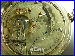 Antique Early 18s Hamilton 937 coin silver hunter case pocket watch. Made 1895