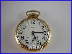 Antique Elgin 16s B. W Raymond 21 jewel Rail Road pocket watch. Neat case. 1927