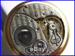 Antique Elgin 16s B. W Raymond 21 jewel Rail Road pocket watch. Neat case. 1927
