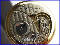 Antique Elgin 16s B. W Raymond 21 jewel Rail Road pocket watch. Neat case. 1933
