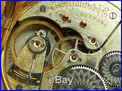 Antique Elgin 16s Beautiful Gold Filled Hunter's case Rail Road pocket watch
