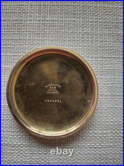 Antique Elgin 17 Jewel Double Roller Pocket Watch Runs B&B Royal Case