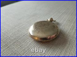 Antique Elgin 17 Jewel Double Roller Pocket Watch Runs B&B Royal Case