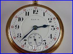 Antique Elgin 18s Veritas 23 jewel Rail Road pocket watch. Veritas case. 1905