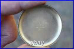 Antique Elgin 324 Swiss Pocket Watch 17J 17 Jewel Cows Bird Hunting Dog Case