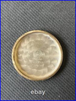 Antique Elgin 7 Jewel Open Face Pocket Watch Silveroid Case Running 1910s
