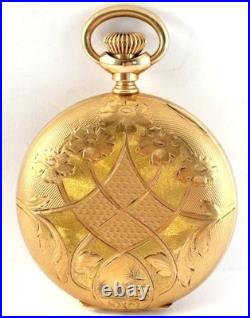 Antique Elgin Gold Filled 6S Model 2 Pocket Watch Fayh's Gold Filled Hunter Case