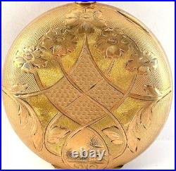 Antique Elgin Gold Filled 6S Model 2 Pocket Watch Fayh's Gold Filled Hunter Case